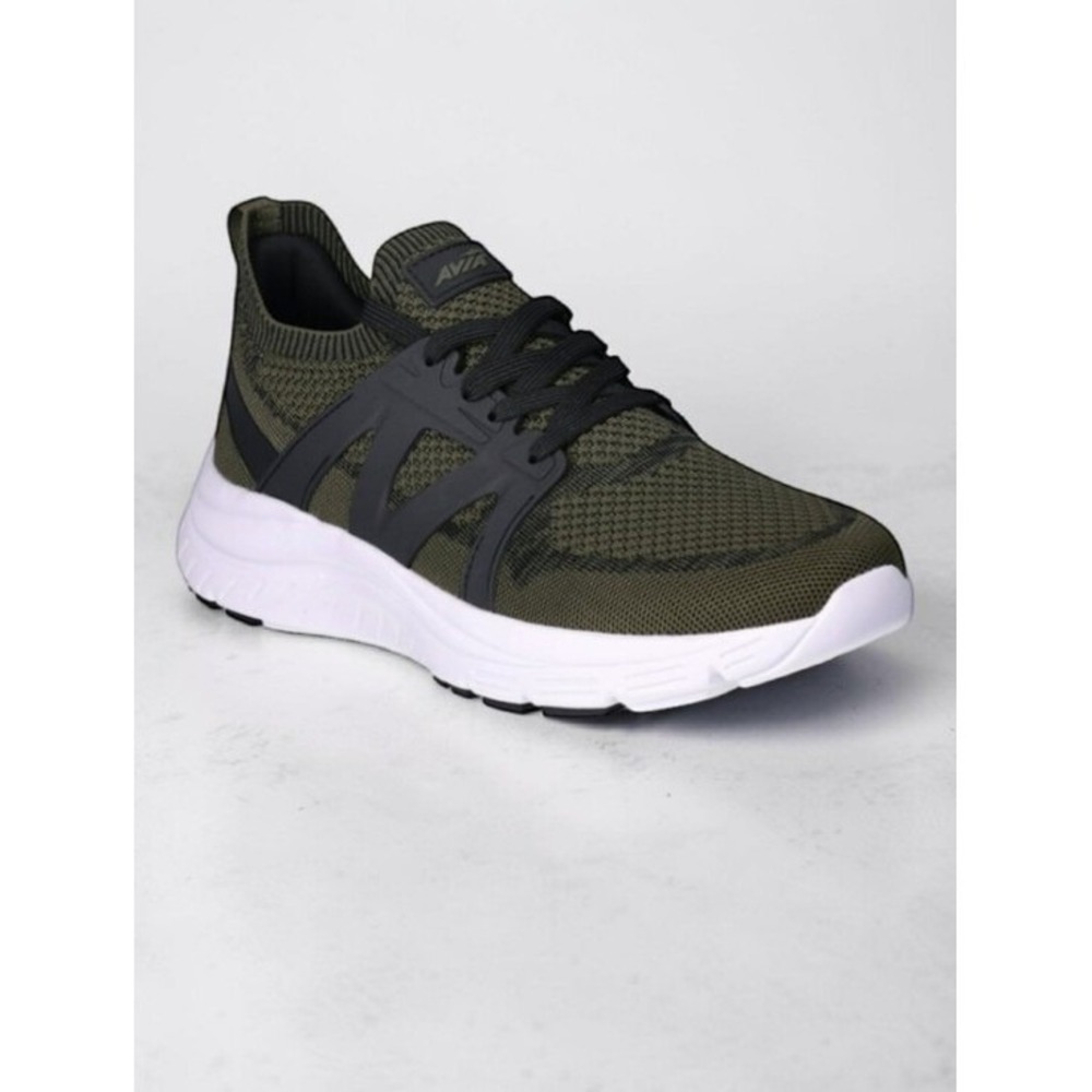 Avia Quickflash Knit Running Sneakers Olive Green Men's Size 8 New NWT